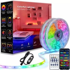 LED Strip, Bluetooth App Control Chasing Effect Lights Flexible Tape